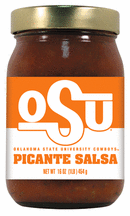 16 oz. Oklahoma State Cowboys Picante Salsa - Set of 4 Jars