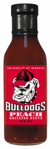 12 oz. Georgia Bulldogs Peach Grilling Sauce - Set of 3 Jars