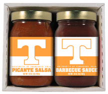 Tennessee Volunteers NCAA Double Play Barbecue Sauce and Salsa Gift Pack Picture