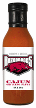 12 oz. Arkansas Razorbacks Cajun Grilling Sauce - Set of 3 Jars Picture
