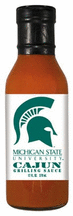 12 oz. Michigan State Spartans Cajun Grilling Sauce - Set of 3 Jars