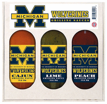 Michigan Wolverines Grilling Set 