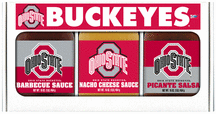 Tennessee Volunteers NCAA Triple Play Gift Set of Nacho Cheese Salsa and Barbecue Sauce