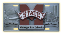 Mississippi State Bulldogs Official License Plate Cover
