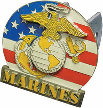 U.S. Marines Trailer Hitch Cover