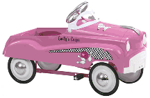 Pink Lady Pedal Car