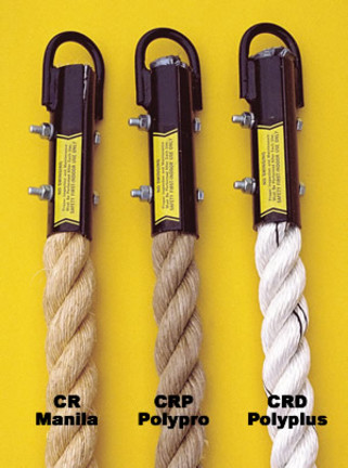 Manila Fiber Indoor Gymnasium Climbing Rope 18 L x 1 12 diameter
