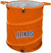 Illinois Fighting Illini Collapsible Trash Can (Doubles as Cooler and Laundry Hamper)