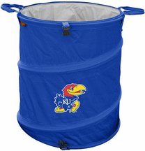 Kansas Jayhawks Collapsible Trash Can (Doubles as Cooler and Laundry Hamper)