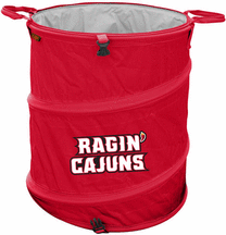 Louisiana (Lafayette) Ragin' Cajuns Collapsible Trash Can (Doubles as Cooler and Laundry Hamper)