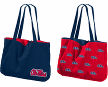 Mississippi Ole Miss Rebels Blue Tote Bag Set of 2 Bags