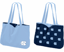 North Carolina Tar Heels Tote Bag Set of 2 Bags