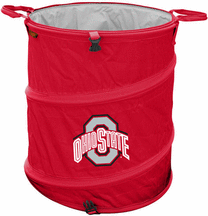 Ohio State Buckeyes Collapsible Trash Can (Doubles as Cooler and Laundry Hamper)