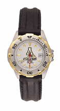 Appalachian State Mountaineers Womens All Star Watch with Leather Band from Hana Time