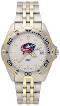 Columbus Blue Jackets NHL All Star Watch with Stainless Steel Band - Men's from LogoArt