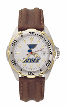 St. Louis Blues NHL All Star Watch with Leather Band - Men's from LogoArt
