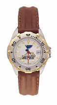 St. Louis Blues NHL All Star Watch with Leather Band - Women's from LogoArt