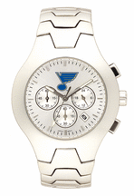 St. Louis Blues NHL Hall of Fame<SMALL><SUP>TM</SUP></SMALL> Watch with Stainless Steel Band - Men's