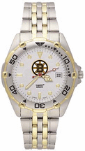Boston Bruins NHL All Star Watch with Stainless Steel Band - Men's from LogoArt