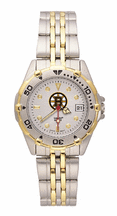 Boston Bruins NHL All Star Watch with Stainless Steel Band - Women's from LogoArt