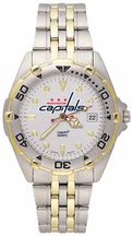 Washington Capitals NHL All Star Watch with Stainless Steel Band - Men's from LogoArt