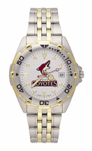 Phoenix Coyotes NHL All Star Watch with Stainless Steel Band - Mens from LogoArt