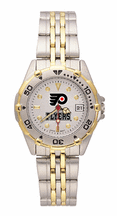 Philadelphia Flyers NHL All Star Watch with Stainless Steel Band - Women's from LogoArt