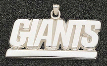 New York Giants Giant 'Giants with Bar' Pendant - 14KT Gold Jewelry