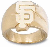 San Francisco Giants SF 5/8 Men's Ring Size 11 - 14KT Gold Jewelry