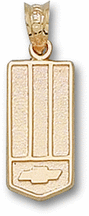 Chevy Camaro Logo 5/8" Charm - 14KT Gold Jewelry