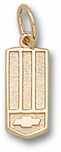 Chevy Camaro Logo 1/2" Charm - 14KT Gold Jewelry
