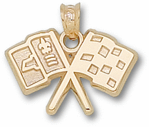 Chevy Corvette C2 Logo 12 Pendant 14KT Gold Jewelry