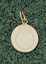 Tennis Ball 1/2 Charm - 14KT Gold Jewelry