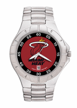 Miami Heat NBA Men's Pro II Watch with Stainless Steel Bracelet