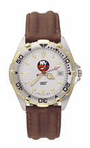 New York Islanders NHL All Star Watch with Leather Band - Men's from LogoArt