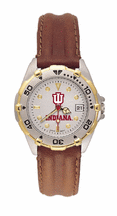 Indiana Hoosiers Indiana Womens All Star Watch with Leather Band from Hana Time