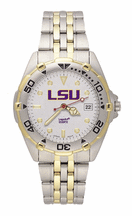 Louisiana State LSU Tigers LSU Tigers All Star Watch with Stainless Steel Band Mens