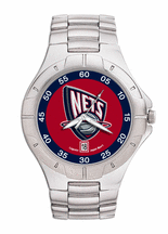 New Jersey Nets NBA Men's Pro II Watch with Stainless Steel Bracelet