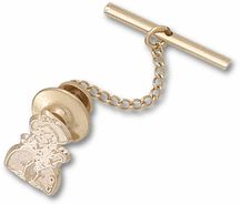 Oklahoma State Cowboys 5/8" "Pistol Pete" Tie Tac - 14KT Gold Jewelry