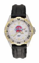 Detroit Pistons NBA Mens All Star Watch with Leather Band