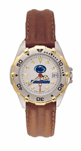 Penn State Nittany Lions Penn State with Lion Head All Star Watch with Leather Band Womens