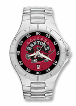 Toronto Raptors NBA Men's Pro II Watch with Stainless Steel Bracelet