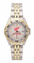 Detroit Red Wings NHL AllStar Watch with Stainless Steel Band - Women's from LogoArt