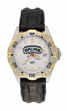 San Antonio Spurs NBA Mens All Star Watch with Leather Band