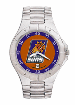 Phoenix Suns NBA Men's Pro II Watch with Stainless Steel Bracelet