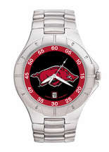 Arkansas Razorbacks NCAA Mens Pro II Watch with Stainless Steel Bracelet