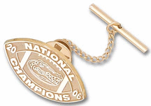 Florida Gators 2006 Bowl Championship Series 34 Logo Tie Tac Gold Plated Jewelry