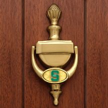Michigan State Spartans Brass Door Knocker