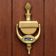 Seattle Seahawks Brass Door Knocker