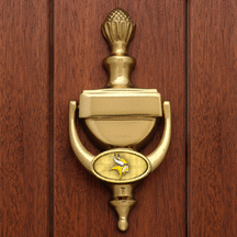 Minnesota Vikings Brass Door Knocker